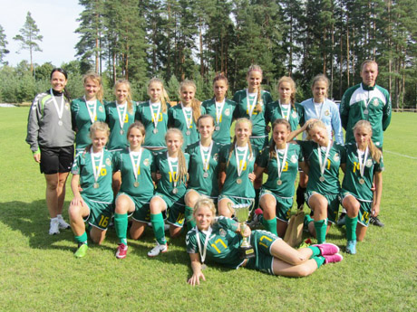 Estės laimėjo Baltijos merginų futbolo turnyrus Estės laimėjo Baltijos merginų futbolo turnyrus