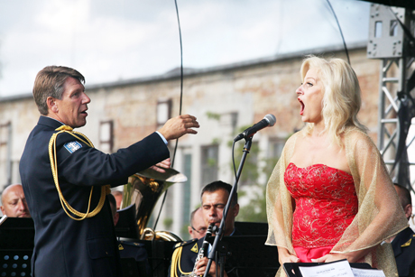 Festivalyje skambėjo uždeganti KOP orkestro muzika Festivalyje skambėjo uždeganti KOP orkestro muzika