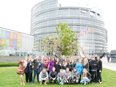 Dešimtokai vyko į Europos parlamentą Dešimtokai vyko į Europos parlamentą