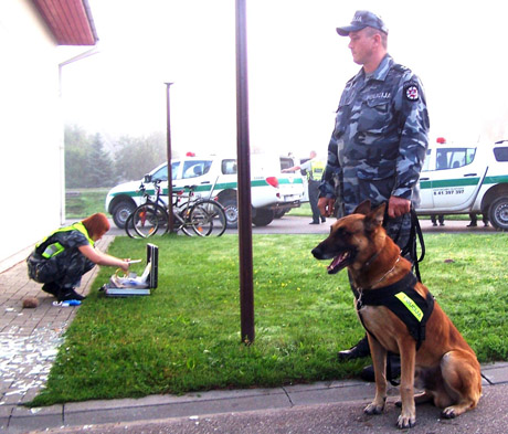 Chuliganus susekė policijos šuo Chuliganus susekė policijos šuo