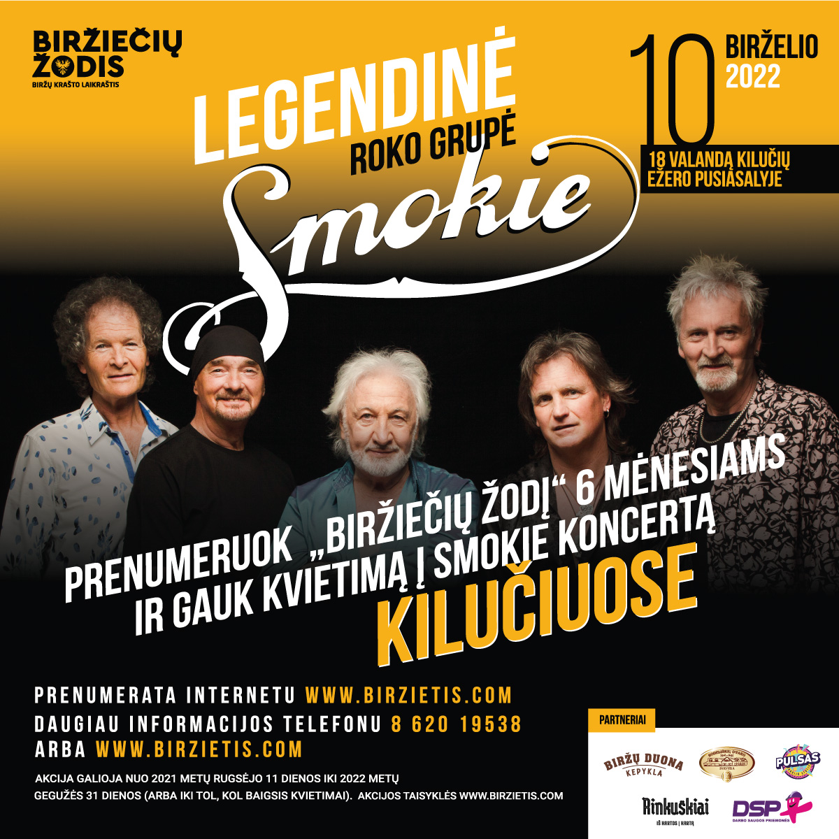 Biržiečių žodis ir Smokie - rajono gyvenimas nauju ritmu!
