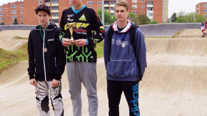 BMX dviratininkai nugali ir Latvijoje