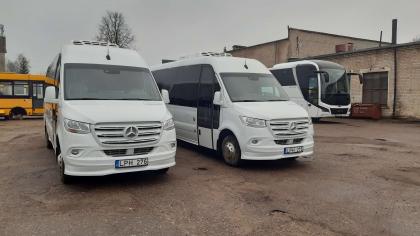 Naujieji autobusai į "Biržų autobusų parką" atriedėjo dar prieš šventes.