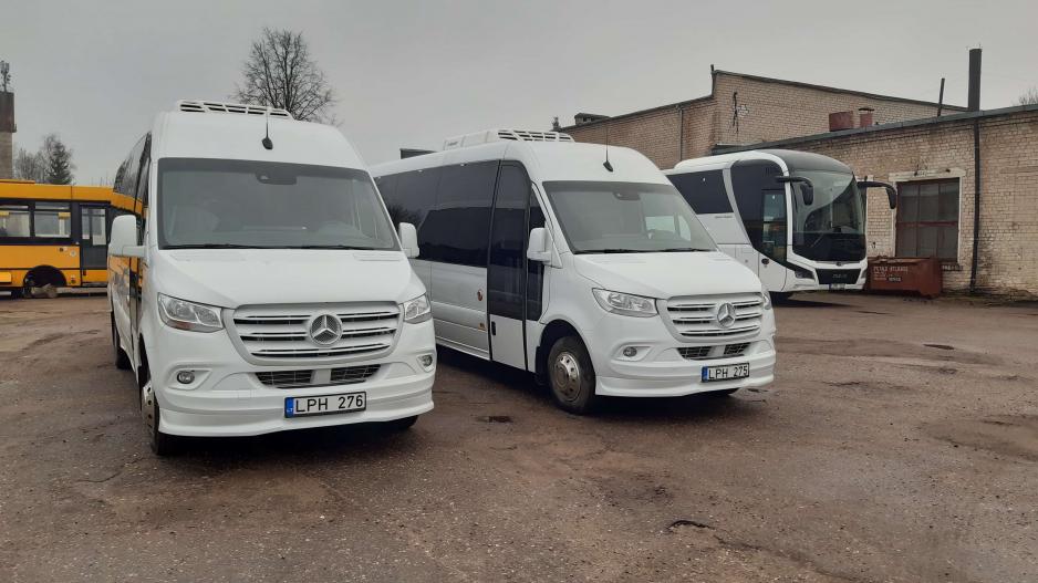 Naujieji autobusai į "Biržų autobusų parką" atriedėjo dar prieš šventes.